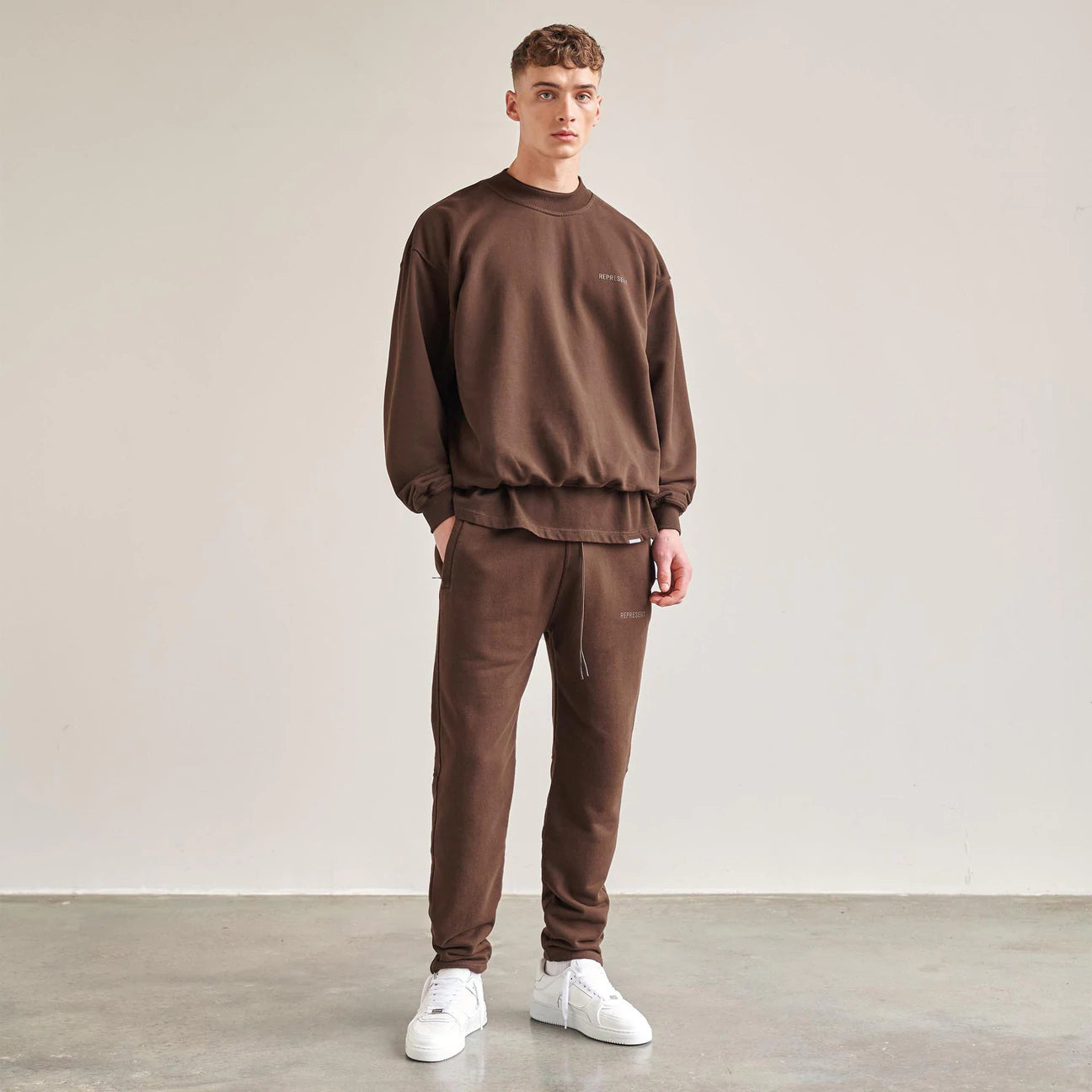 BLANK SWEATER - BROWN