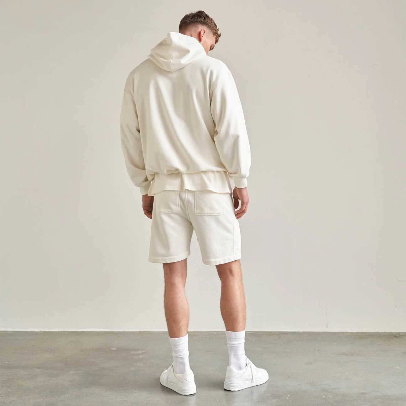 BLANK HOODIE - FLAT WHITE