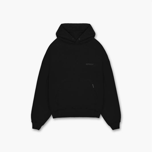 BLANK HOODIE - ALL BLACK