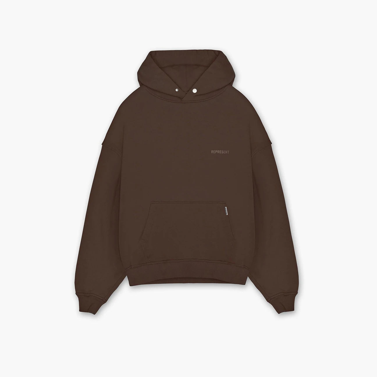 BLANK HOODIE - BROWN