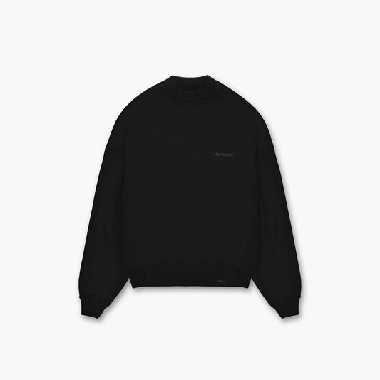 BLANK SWEATER - ALL BLACK