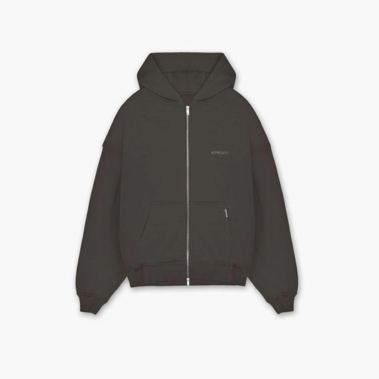 BLANK ZIP HOODIE - DUSK